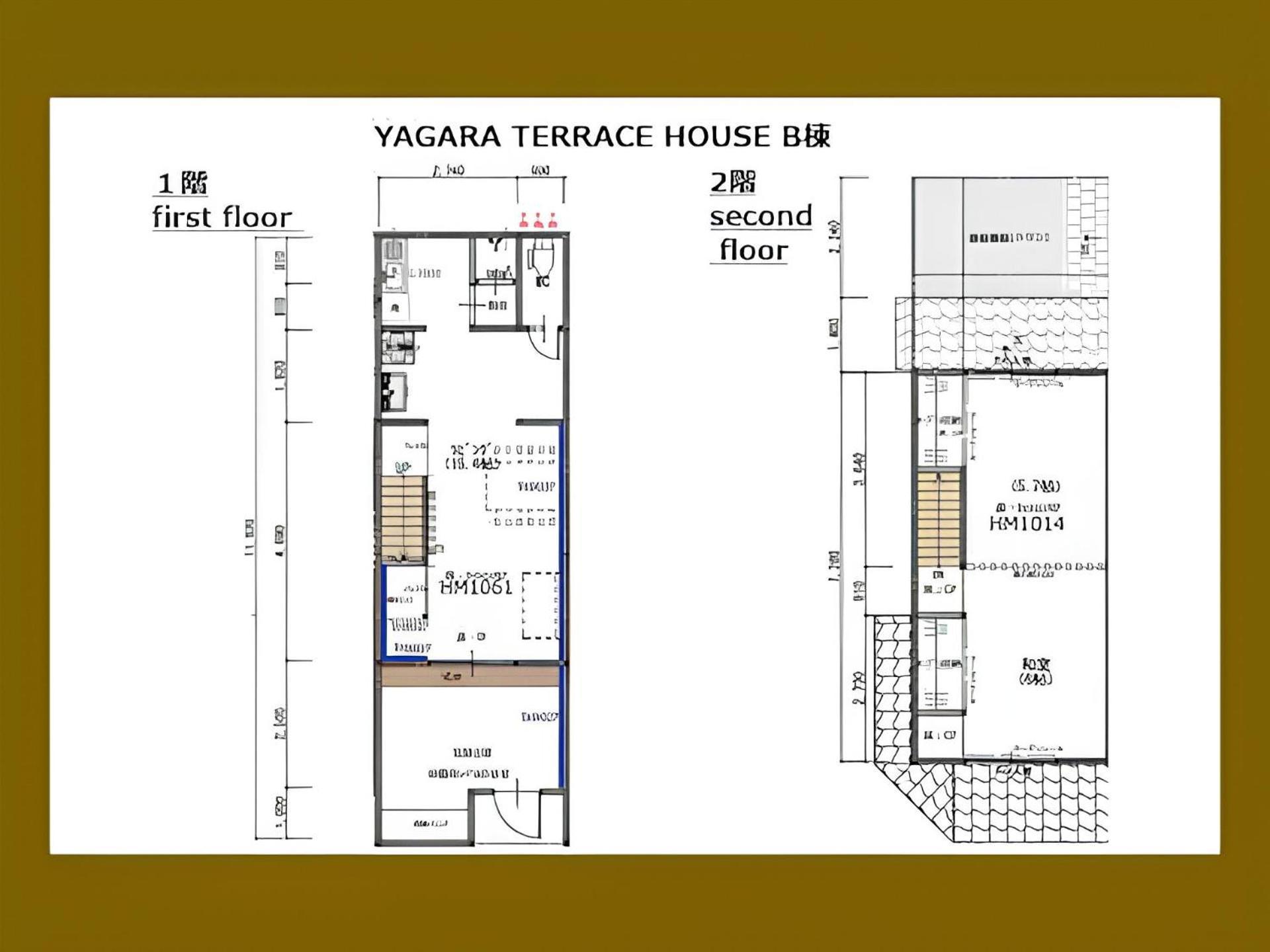 大阪市Yagara Terrace House Bアパートメント エクステリア 写真